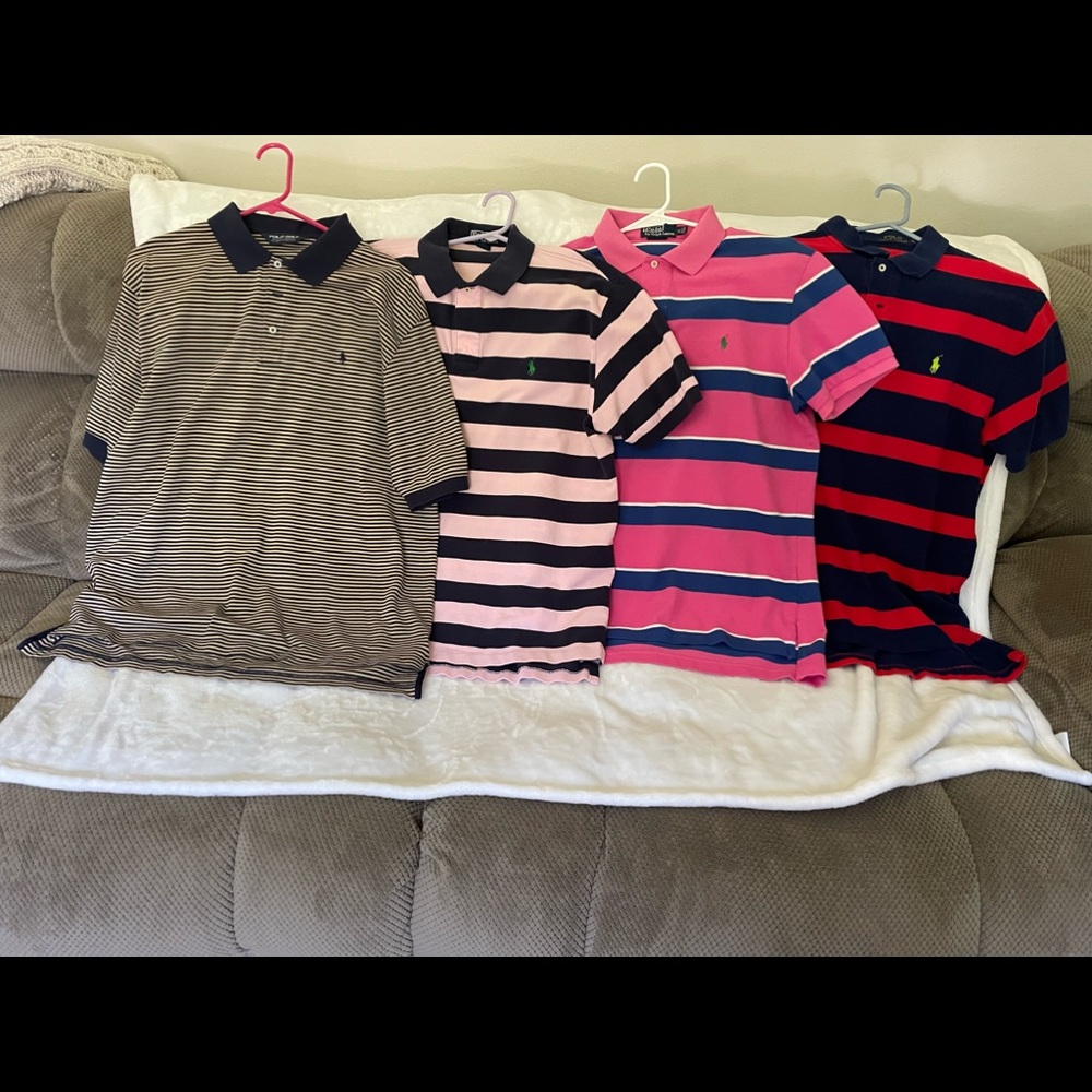 NO LONGER AVAILABLE. Ralph Lauren Polo Shirts. All in good condition!